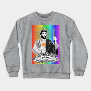 ST. JUDE THADDEUS - RAINBOW BACKGROUND Crewneck Sweatshirt